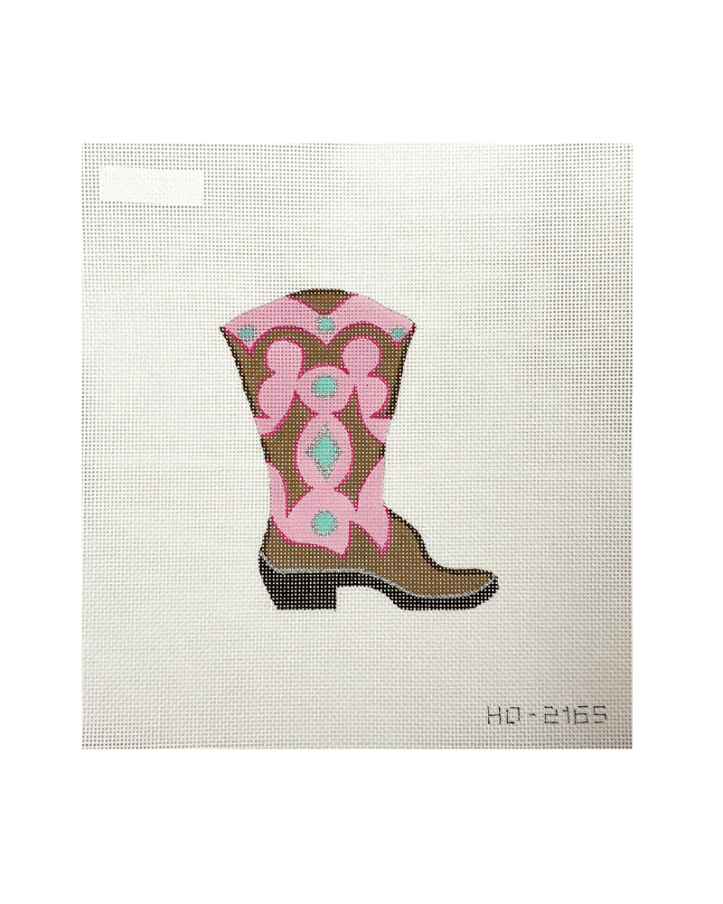 Pink and Turquoise Boot