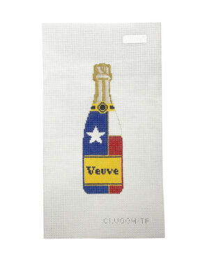 Veuve Bottle Texas Flag