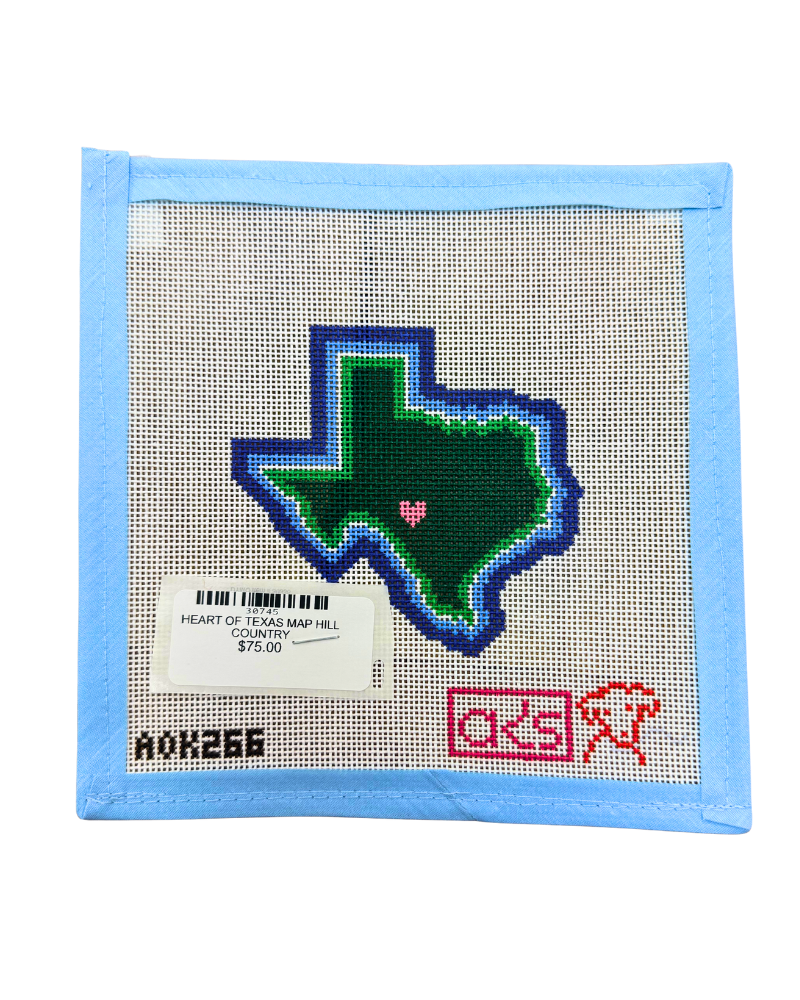 HEART OF TEXAS MAP  HILL COUNTRY
