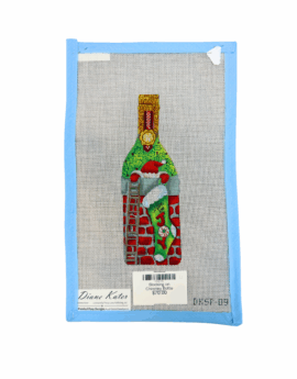 Stocking on Chimney Bottle