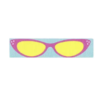 Pink Retro Sunglasses Bookmark
