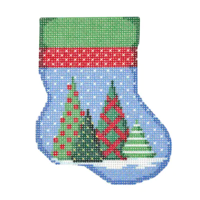 Tree Cluster Mini Stocking