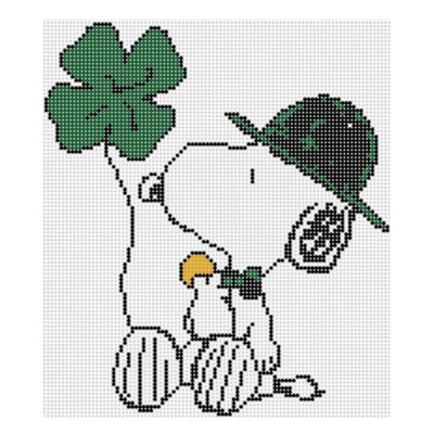Snoopy with Shamrock
