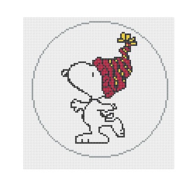Snoopy in Stocking Cap