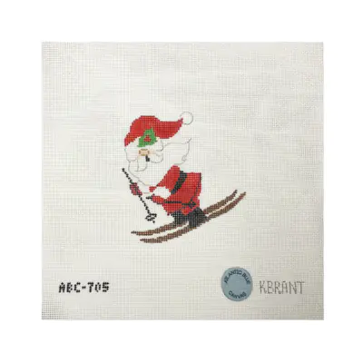 SKIING SANTA