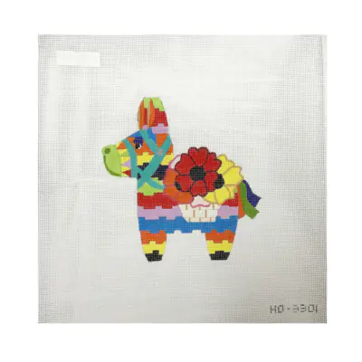 Donkey Pinata and Flowers