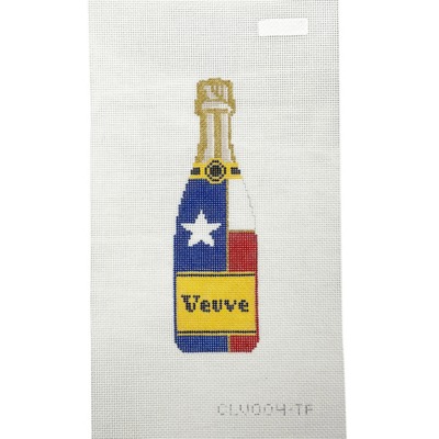 Veuve Bottle Texas Flag