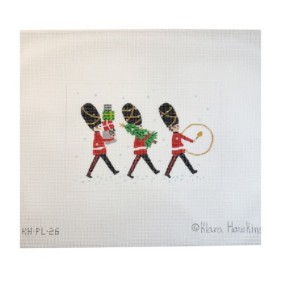 London Christmas Marching Guardsman