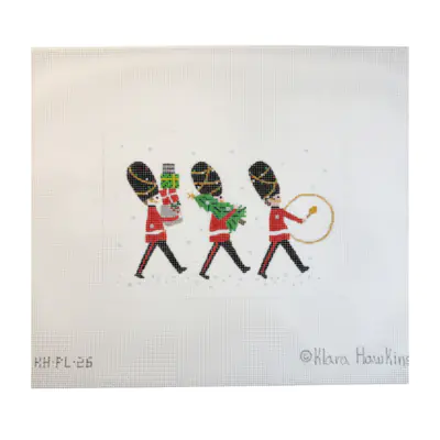 London Christmas Marching Guardsman