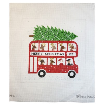 Double Decker Reindeer Bus