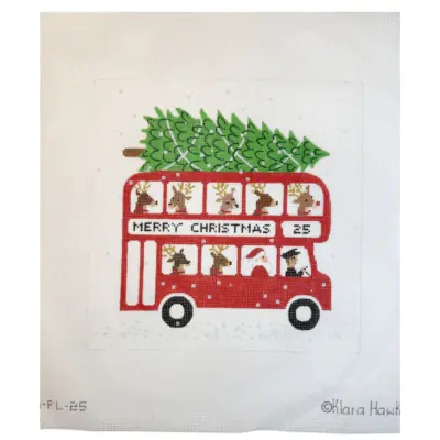 Double Decker Reindeer Bus