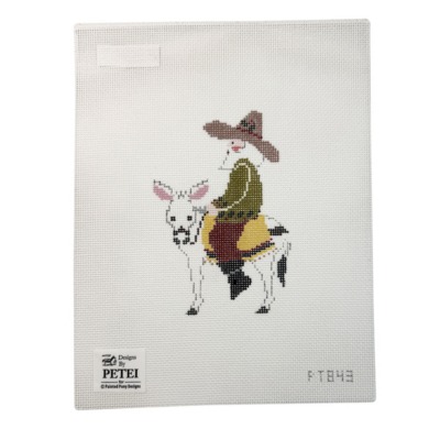 Petei Santa on Burro