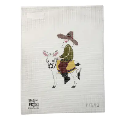 Petei Santa on Burro