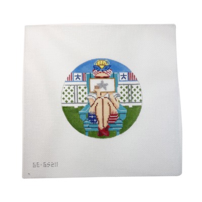 Stitching Girl 4th of July