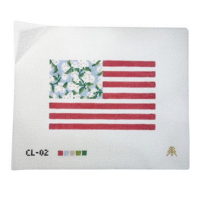 Floral American Flag