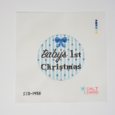 Baby's First Christmas Blue - Salt + Sand