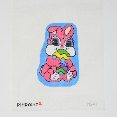 Pink Chocolate Easter Bunny