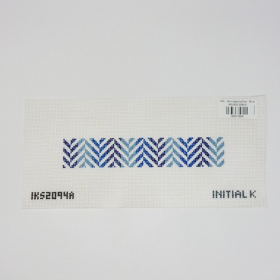 Herringbone Fob - Blue