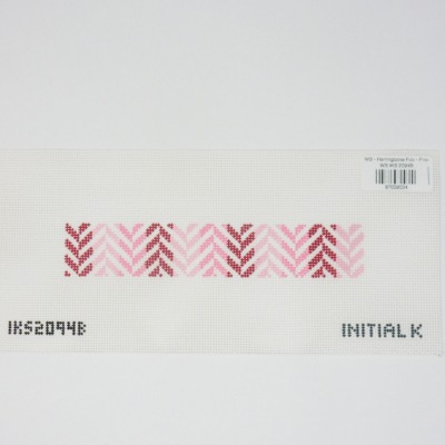 Herringbone Fob - Pink
