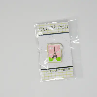 PARIS STAMP NEEDLE MINDER