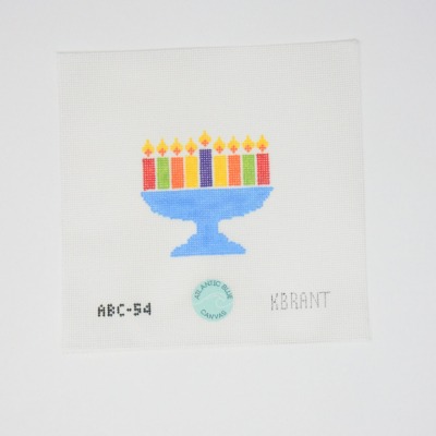 Hanukkah Menorah Rainbow