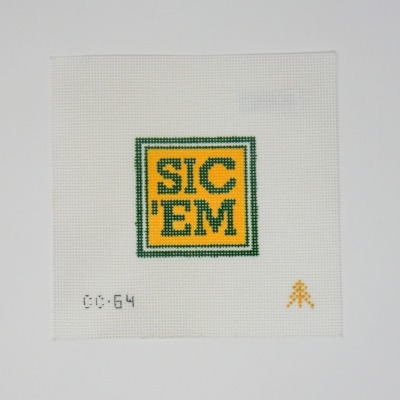 Sic Em Baylor Insert for Can Cozy