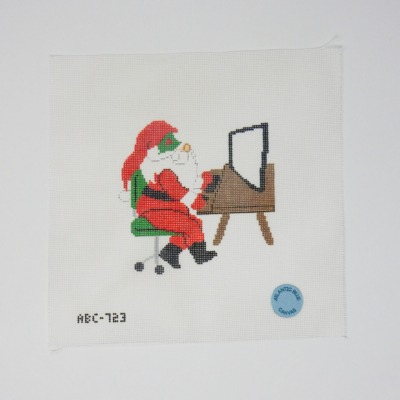 Work From Home Santa