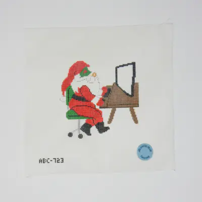 Work From Home Santa
