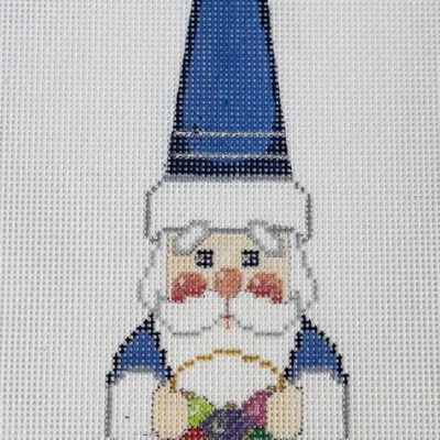 Cone Hat Santa, royal blue