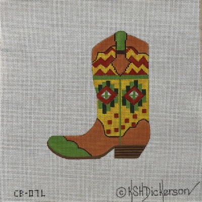 Cowgirl Boot Southwestern Zigzag L