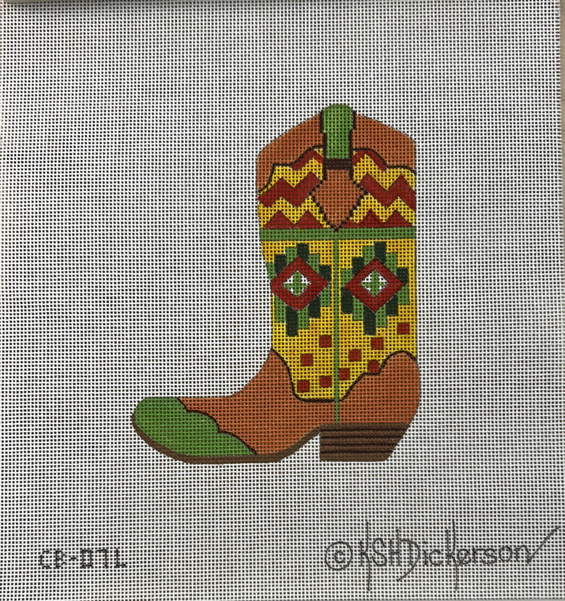 Cowgirl Boot Southwestern Zigzag L