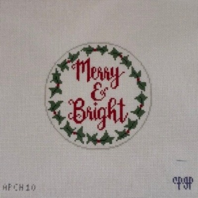 Merry & Bright - 18M 4.5" Round