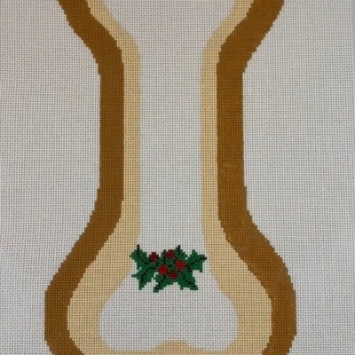 Dog Bone Stocking on 13 Mesh