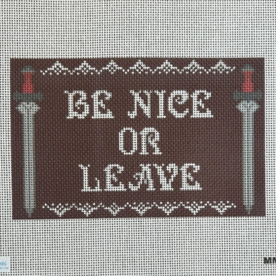 Be Nice or Leave