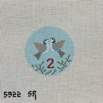 Twelve Days, 13 Mesh Rounds Day Two - Turtle Doves