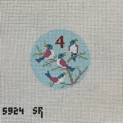 Twelve Days, 13 Mesh Rounds Day Four - Calling Birds