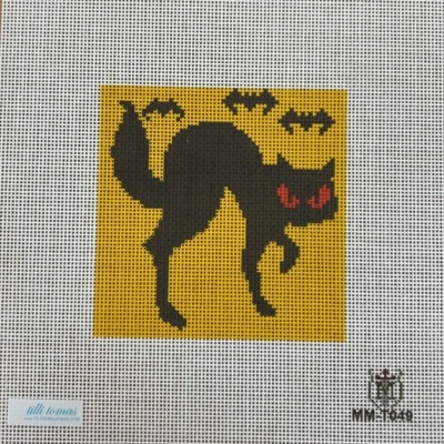 Black Cat With Bats