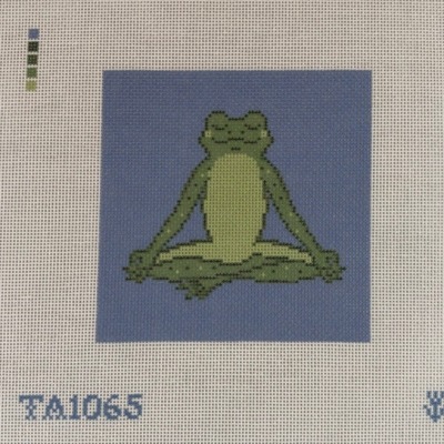 Yoga Frog Printed Canvas