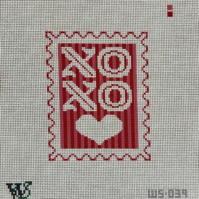 XOXO Postage Stamp