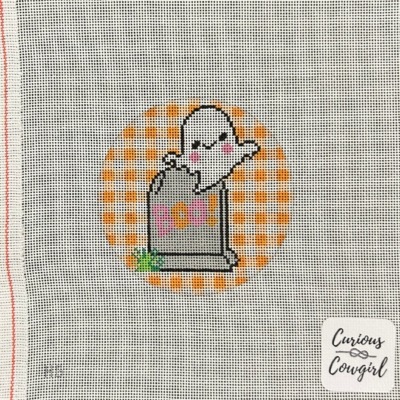 Ghost Grave on Orange Gingham