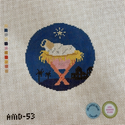 Away in a Manger Atlantic Blue