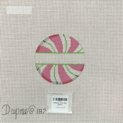 Lollipop. pink and green