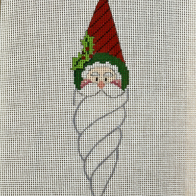 “Twister” Santa, Holly on hat