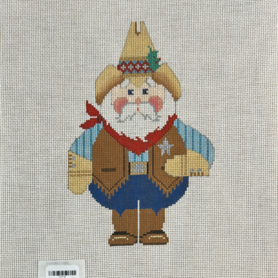 Standing Sheriff Santa