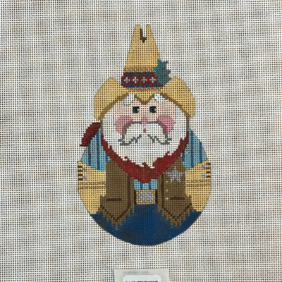 Roly Poly Sheriff Santa
