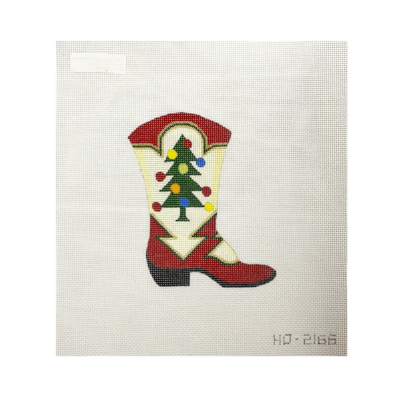 COWBOY BOOT-CHRISTMAS TREE w/ SG